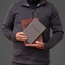 Personalized ESV Bible  Prayer Journal Set, Men's Study Bible, Baptism Gifts