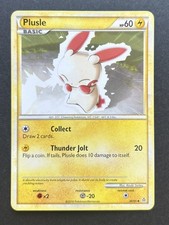 Pokémon TCG Plusle Heartgold & Soulsiver Unleashed 36/95 Regular LP