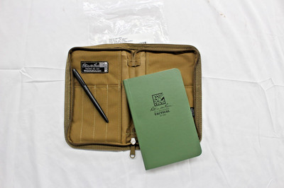 RITE IN THE RAIN 980T KIT ALL WEATHER 5X7 NOTEBOOK/PEN AND CARRYING CASE - TAN