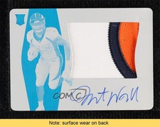 2021 National Treasures Printing Plate Cyan 1/1 Javonte Williams Auto READ s3g