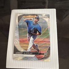 Panini 2020 Prizm Tier II Adbert Alzolay RC #101 Blue Wave Prizm 24/60