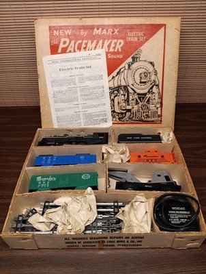 MARX NO.9465/1 PACEMAKER SET NEW YORK CENTRAL W/ #1666 2-4-0 IN BOX-INSTUCTIONS