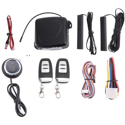 Auto SUV PKE SchlüSsellos Eintrag Motor  Alarm System Druck Knopf  System F8185