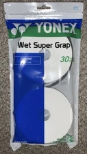 Yonex AC102-30EX Super Grap Overgrip - 30 Pack - White NEW!!!