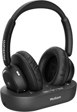 TV Headphones Wireless for Seniors with Transmitter Charging Base, Wireless
