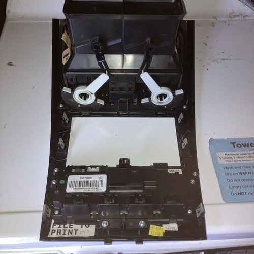 07 08 09 10 11 12 GMC ACADIA Heater AC Temperature Control Switch BEZEL OEM - Picture 2 of 2