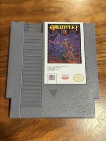 Gauntlet II 2 Nintendo NES Complete In Box CIB Box & Cart Very Nice!