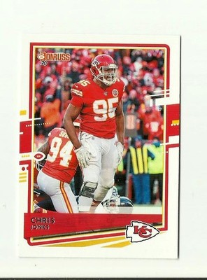 2020 DONRUSS #6 Chris Jones: Kansas City Chiefs: Tackle: Football Card: MLB Mint