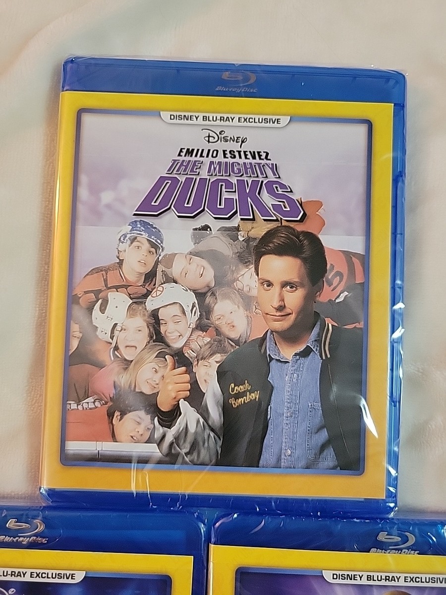 The Mighty Ducks 1 2 3 Trilogy D2 D3 Blu-Ray Disney Movie