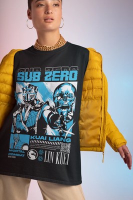 Anime Sub Zero Black T Shirt Size S -5Xl #1