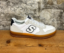 SKECHERS STREETWEAR NEW WAVE CUP-CALVEN 210961 OFF WHITE/NAVY/GUM New In Box