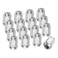 Golf Cart Chrome Lug Nuts Applicable to Yamaha/GEM, 12MMx1.25 Pack of 16