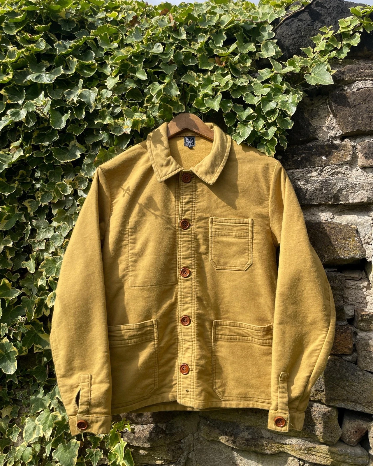 Moleskin Toffee Chore French Jacket - Cotton Workwear - Made In England Moleskin
Opens in a new wind