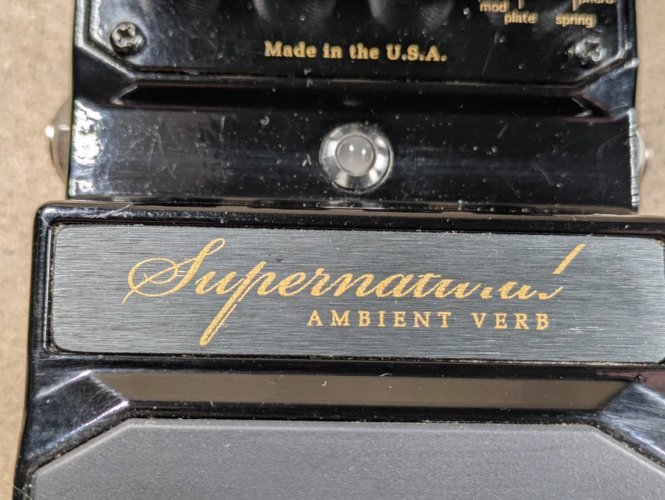 Digitech Supernatural Ambient Reverb Guitar Effects Pedal + Power Adaptor - Image 3 of 4