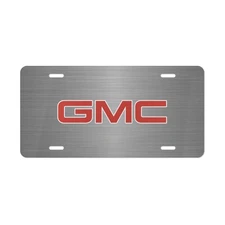 GMC Car Front License Plate Tag Vanity Style – Auto Metal Aluminum