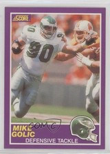1989 Score Supplemental Mike Golic #403S 2g2