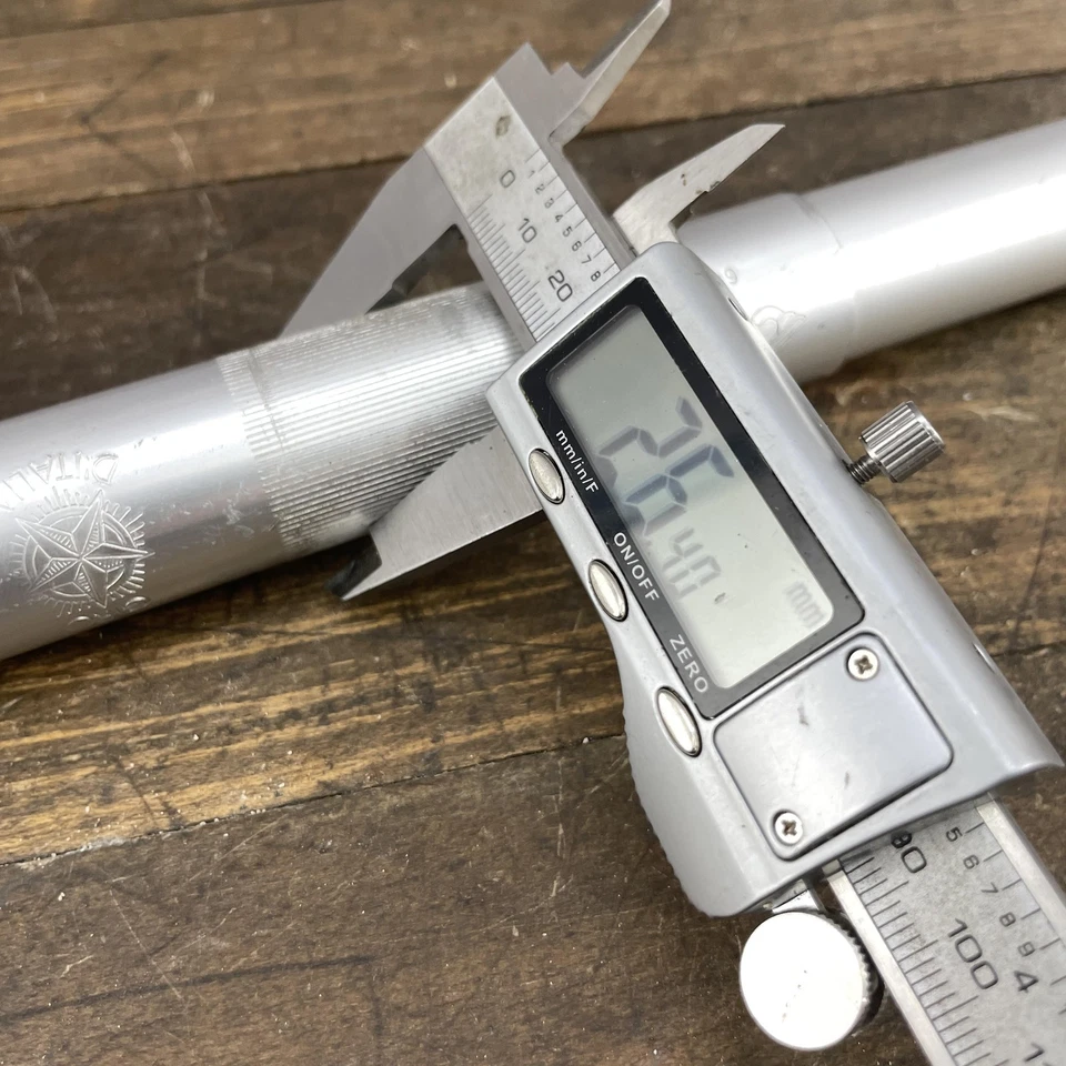 Vintage Cinelli 64 Giro d'Italia 38cm Road Drop Handlebar 26.4mm Silver Italy - Image 4 of 4