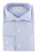 Luigi Borrelli Light Blue Other Cotton Shirt - Slim - 248