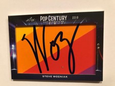 2019 Leaf Metal Pop Century STEVE WOZNIAK Cut Signature
