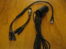 YAMAHA CM 500 HEADSET ADAPTER TO HF RADIO WITH PTT SWITCH 8PIN ROUND OR RJ45