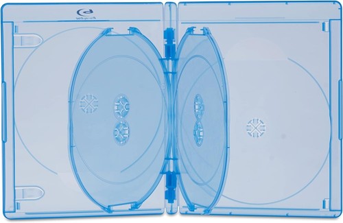 6-Wege Viva Elite 14 mm fasst 6 Discs transparent Blu-ray Ersatzhüllen SET - Bild 6 von 22