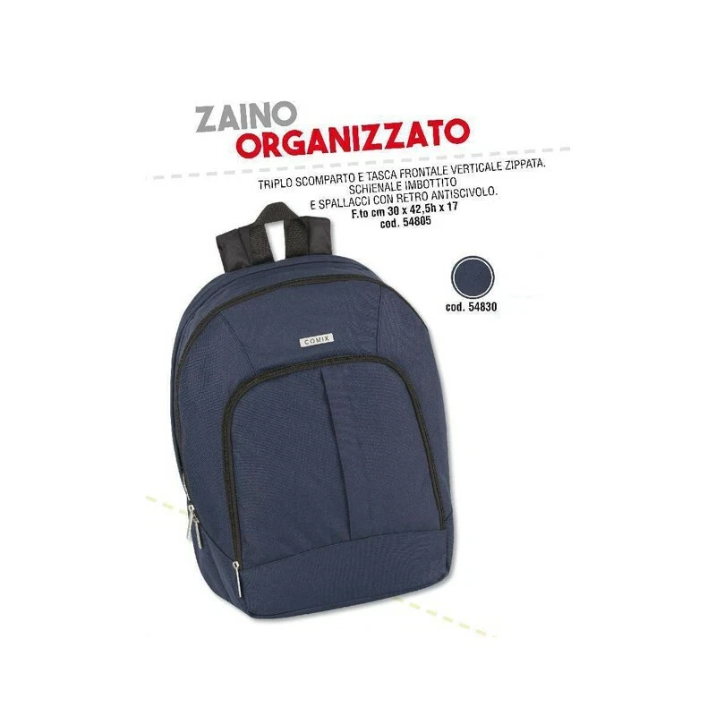 ZAINO COMIX ORGANIZZATO SCUOLA eBay