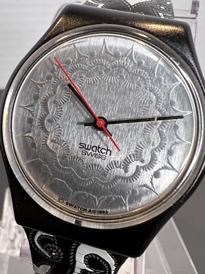 Swatch watch Gent Knox 1993 . (gb157) Swiss. New Battery  display picture 3