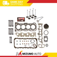 Head Gasket Set Intake Exhaust Valves Fit 89-95 Geo Tracker Suzuki 1.6L G16KC