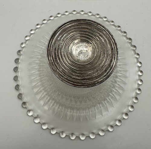 Vintage kleiner Duchin Creation Sterlingsilber & Kristall Kompott Kuchenständer 6,5" - Bild 10 von 11