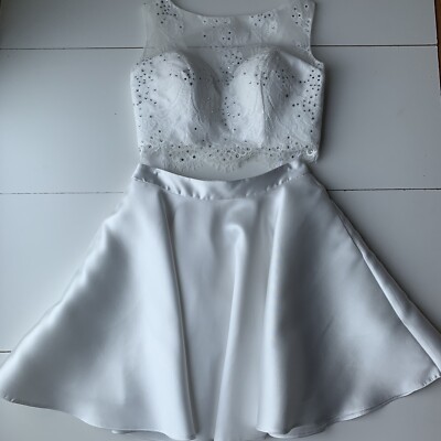 Alyce Paris Women's Weddings White Bridesmaid Prom Glitter Tank Top & Skirt Sz:4 | eBay Alyce Paris Women's Weddings White Bridesmaid Prom Glitter Tank Top & Skirt Sz:4 | eBay