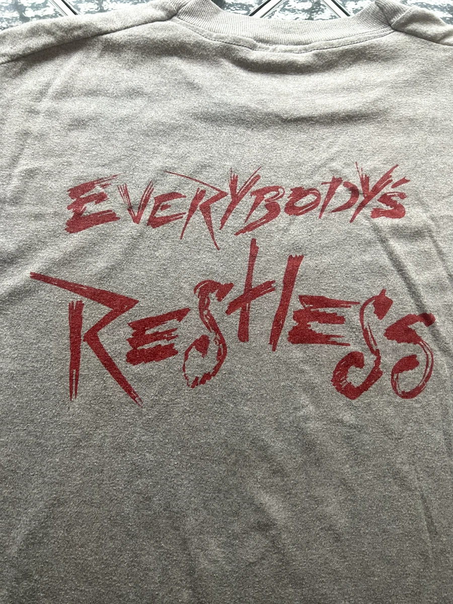 VINTAGE 80s Elton John Breaking Hearts Tour T Shirt Everybody’s Restless SZ XL