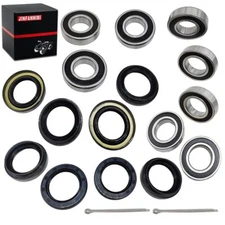 Front & Rear Wheel Bearing Seals Kit For Yamaha Rhino 700 YXR700F 2008-2013