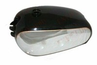BSA Golden Flash A10 Plunger Modell Schwarzer Chrom Kraftstoff Benzintank