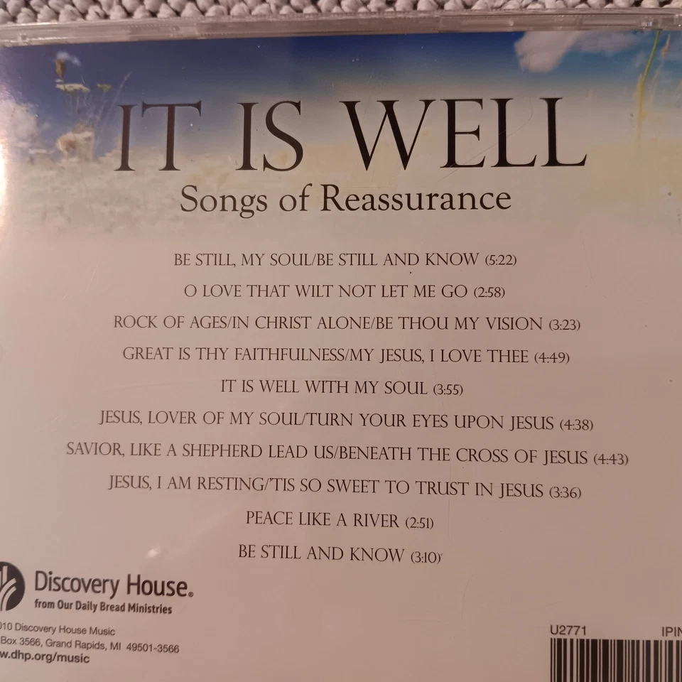 It Is Well: Songs of Reassurance - Audio CD By Various - New Sealed Music Foto 3 de 4