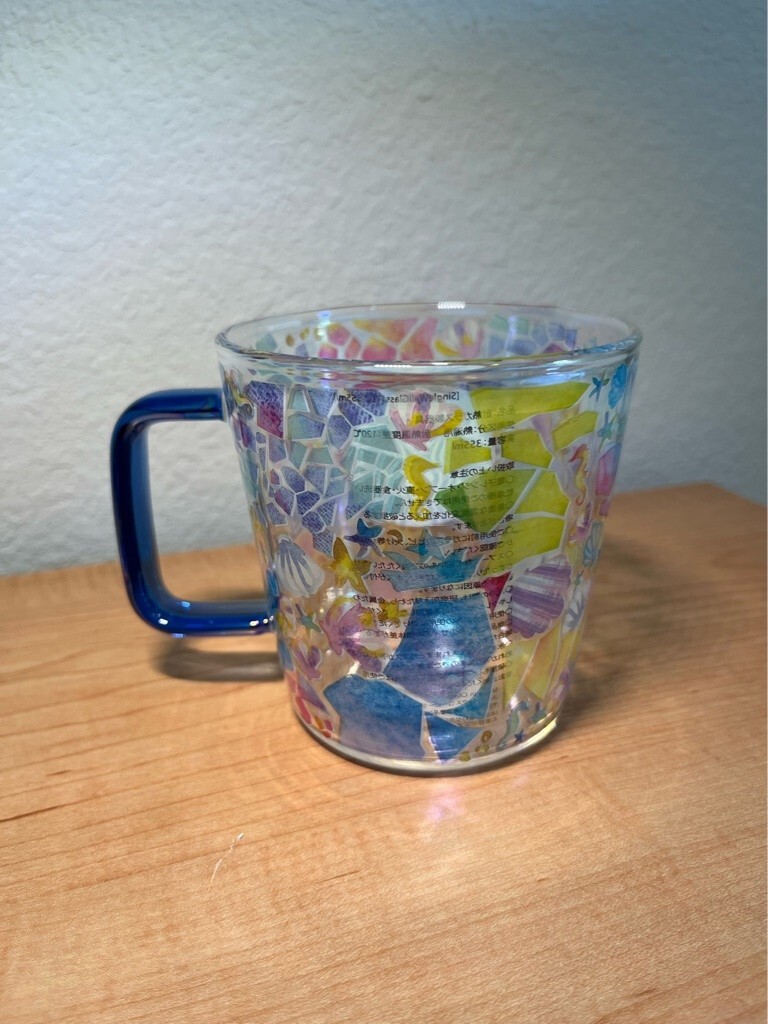 Starbucks Coffee - スターバックス サマー 2019 グラス Starbucks Japan 2019 Summer Prism Heat-Resistant Glass Mug