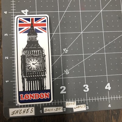London Clock Sticker For Skateboard Bottle Guitar Phone Ect Mat23
