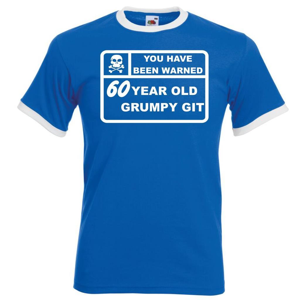 ALTRA Maglietta personalizzata da uomo divertente compleanno scontrosa vecchia git regali