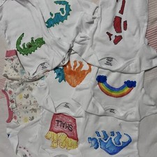 Baby Onsie Lot Gerber Size 0-3 Months 9 Items