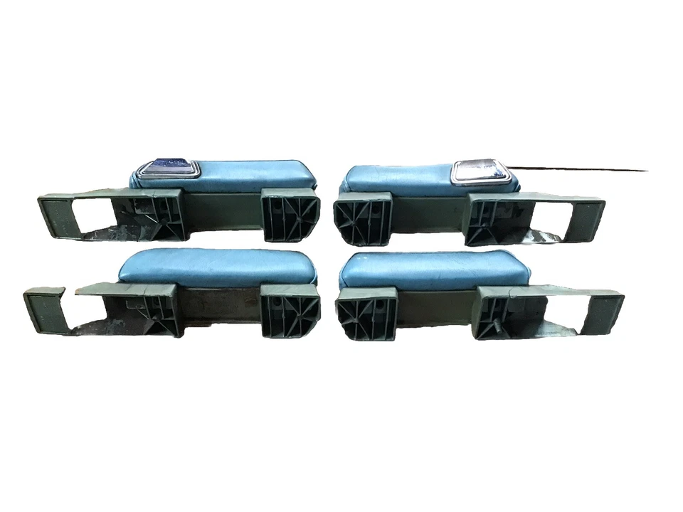 1967 Plymouth Valiant Dodge Dart Arm Rests Pads Bases Set OEM 2788044 2788045 - Image 2 of 4