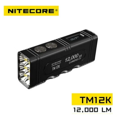 NITECORE TM12K Tiny Monster TYPE-C Rechargeable Flashlight - 12,000 Lumen Burst