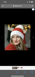 love your melon santa hat