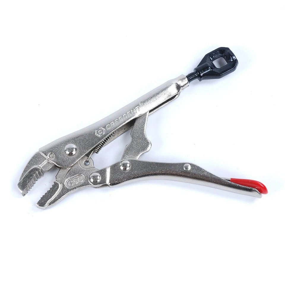 Crescent Locking Pliers Cr-Mo Vice Grip Torque Lock Curve Jaw5, 7"L/Nose 6.5",9" - image 2 of 4
