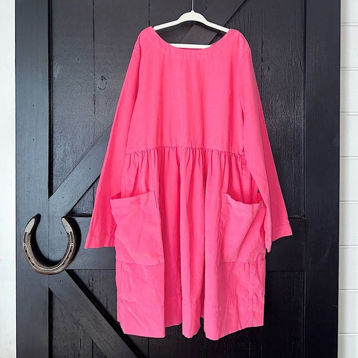 black long sleeve fitted maternity dress Long Sleeve Rib Knit Column Dress