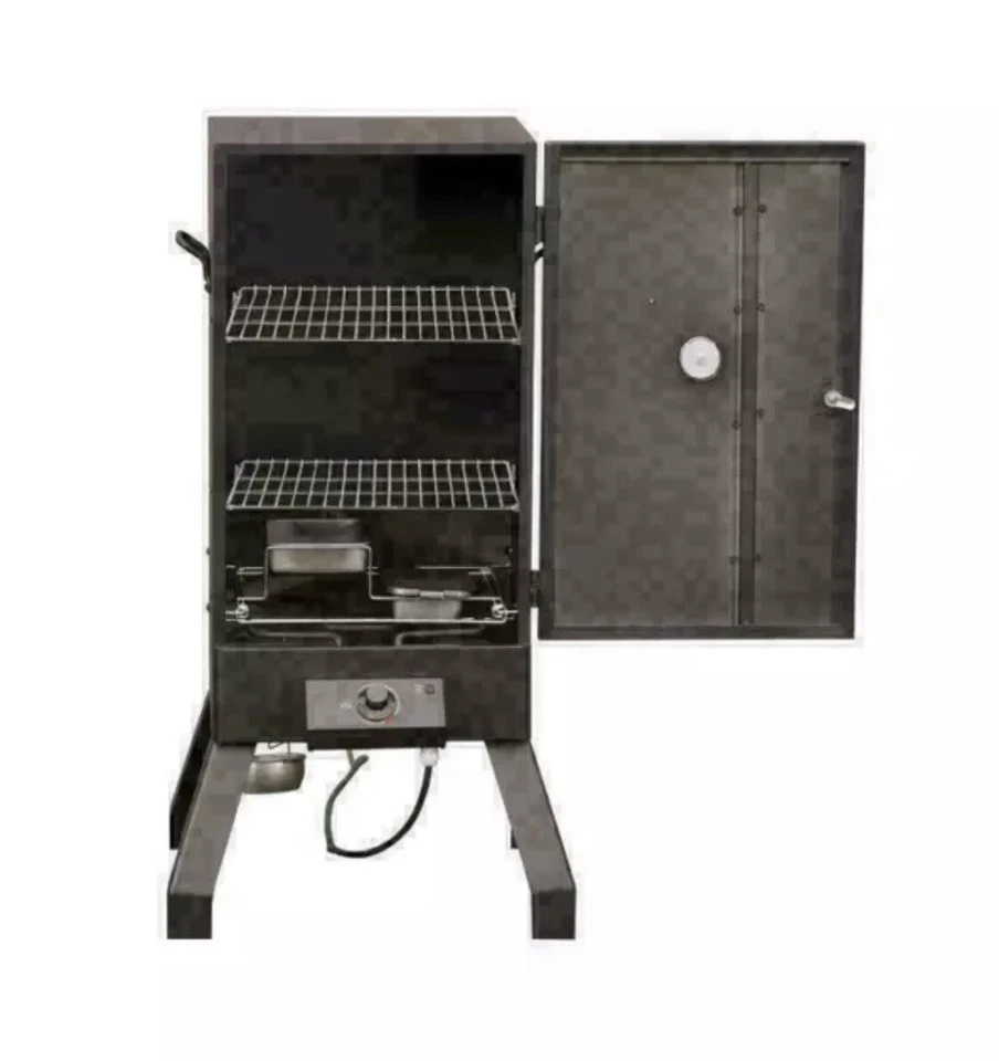 Masterbuilt Analog Electric Smoker In Black Removable Wood Chip Tray Side Handle - Image 2 of 4