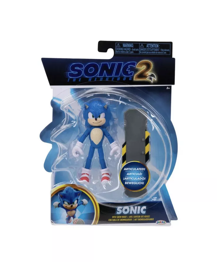 Novo Boneco Sonic 2 The Hedgenog Sonic Articulado