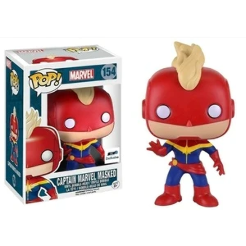 Funko POP! Marvel: Captain Marvel Masked (GTS Exclusive) #154 | eBay