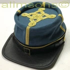 CIVIL WAR CONFEDERATE CSA COLONEL MAJOR INFANTRY OFFICER KEPI CAP - ALL SIZES!!!