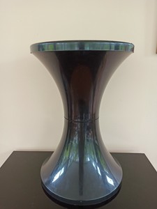 Superbe Tabouret Tam Tam Signe Authentique Des Annees 1970 70 Noir Vintage Ebay