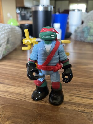 2012 TMNT Teenage Mutant Ninja Turtles Ooze Tossin Raph Raphael Action Figure