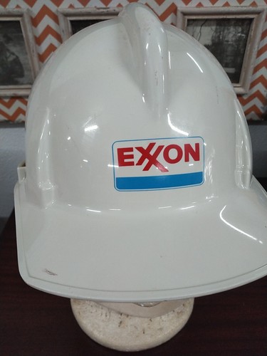 VINTAGE 1986 EXXON HARD HAT MODEL Z89.1 EXXON BENICIA CALIFORNIA - Picture 8 of 18